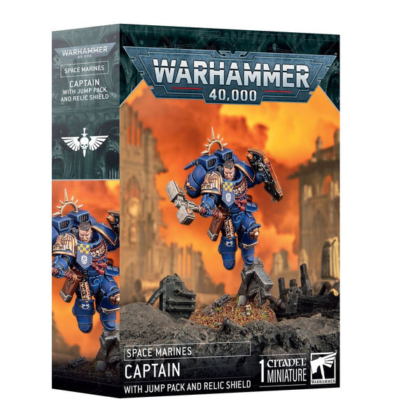 Space Marines: Captain w/Jump Pack & Relic Shield