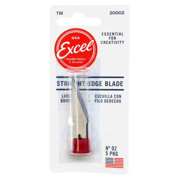 Excel #2 Straight Edge Blades (5pk)