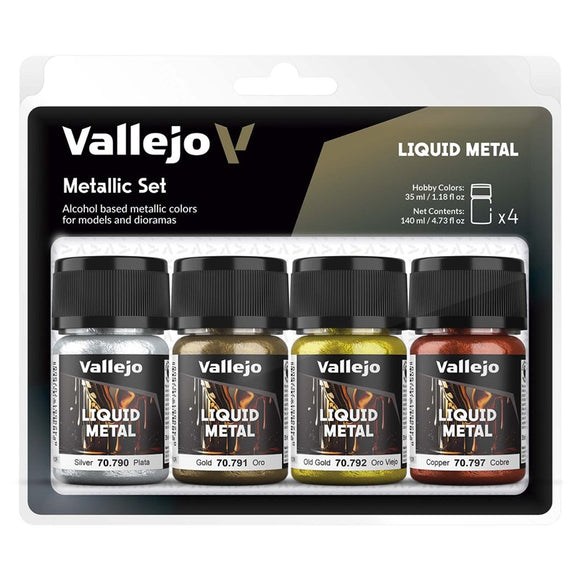 Vallejo Liquid Metal Set