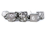 Metallic Dice Games - 16mm Metal Poly Dice Set