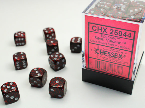 Chessex Speckled 12mm d6 Dice Block™ (36 dice)