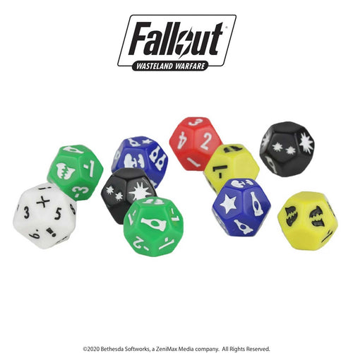 Fallout Wasteland Warfare: Extra Tabletop Dice Set