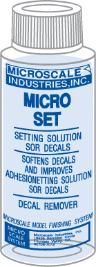 Micro Set Solution - 1 oz. bottle (Decal Setting Solution/Remover)