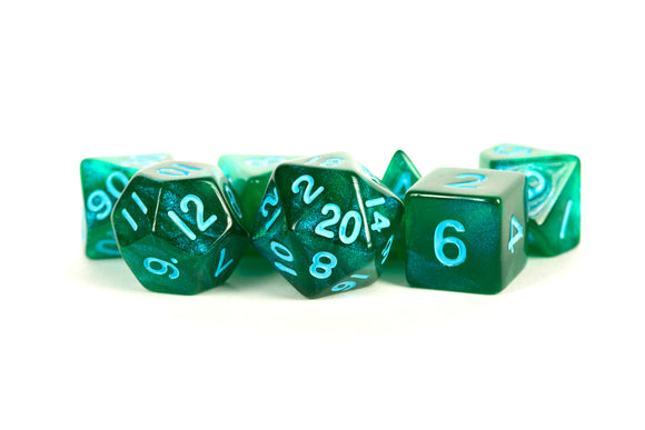 Metallic Dice Games - 16mm Acrylic Poly Dice Set