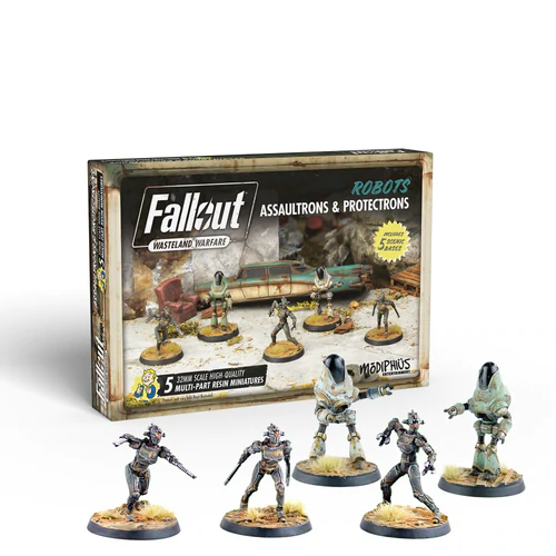 Fallout Wasteland Warfare: Robots Assaultrons & Protectrons