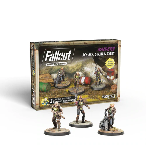 Fallout: Wasteland Warfare - Raiders: Ack Ack, Sinjin & Avery