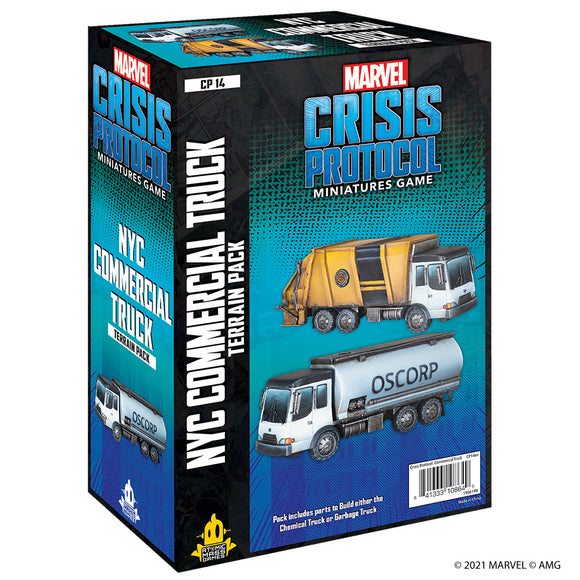 Marvel Crisis Protocol: NYC Commerical Truck Terrain Pack