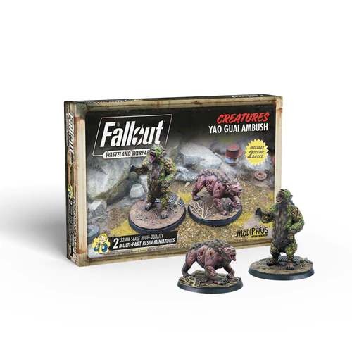 Fallout: Wasteland Warfare - Wasteland Creatures: Yao Guai Ambush