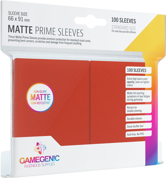 Gamegenic: Matte Prime Sleeves (100)