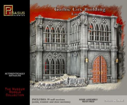 28mm Gaming: Gothic City Buildings Large Set